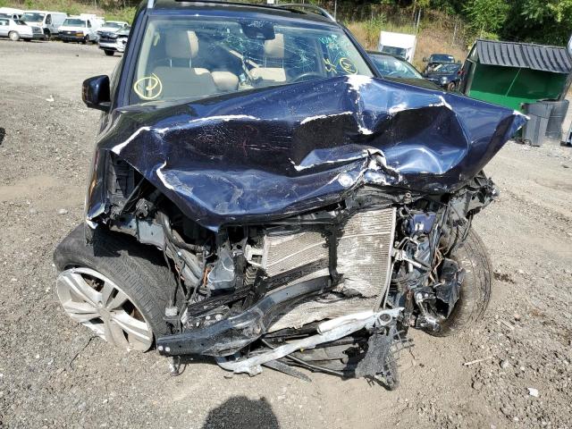 4JGDA5HB6EA374482 - 2014 MERCEDES-BENZ ML 350 4MATIC BLUE photo 9