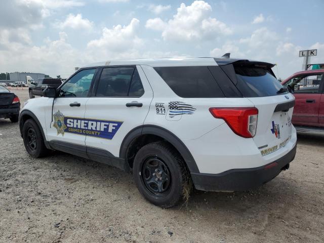 1FM5K8AB7LGC51541 - 2020 FORD EXPLORER POLICE INTERCEPTOR WHITE photo 2