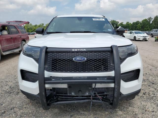 1FM5K8AB7LGC51541 - 2020 FORD EXPLORER POLICE INTERCEPTOR WHITE photo 5