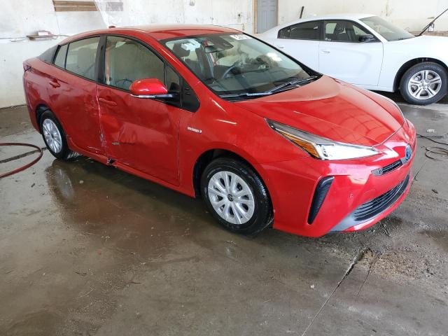 JTDKAMFU2N3185732 - 2022 TOYOTA PRIUS NIGHT SHADE RED photo 4