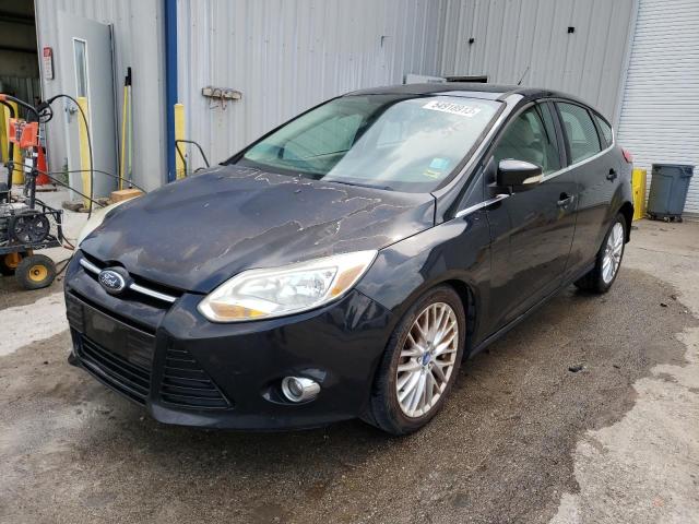 1FAHP3M26CL395578 - 2012 FORD FOCUS SEL BLACK photo 1