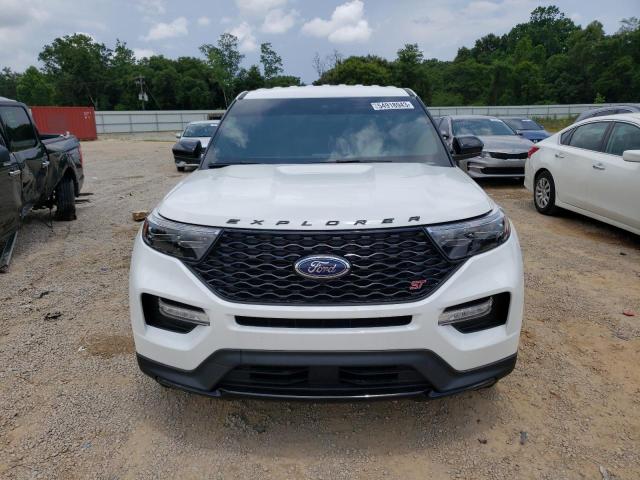 1FM5K7GC9NGB00343 - 2022 FORD EXPLORER ST WHITE photo 5