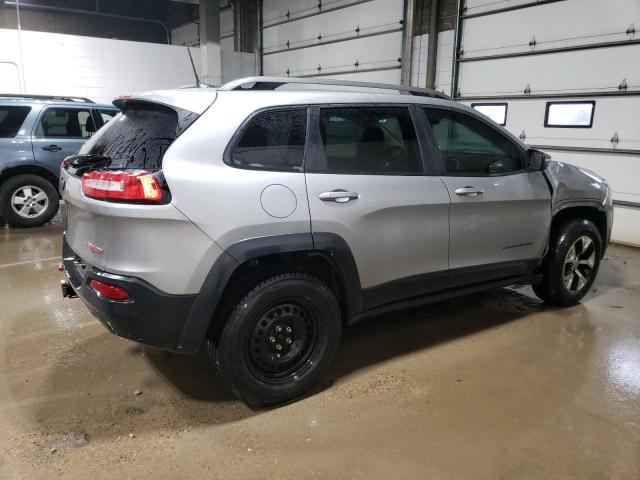 1C4PJMBS4GW172492 - 2016 JEEP CHEROKEE TRAILHAWK GRAY photo 3