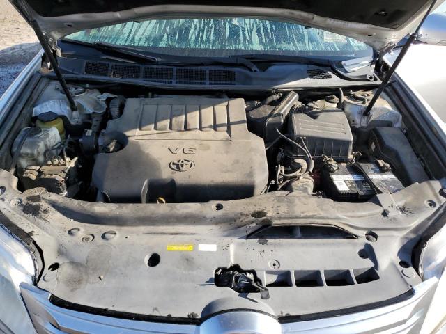 4T1BK3DB5CU466550 - 2012 TOYOTA AVALON BASE SILVER photo 11
