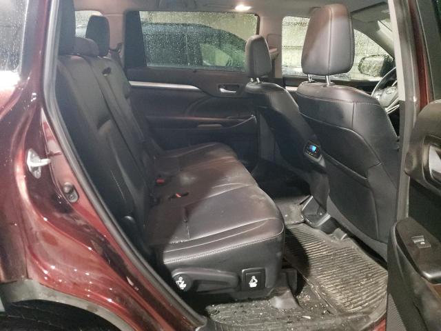 5TDJKRFH9GS264583 - 2016 TOYOTA HIGHLANDER XLE BURGUNDY photo 11