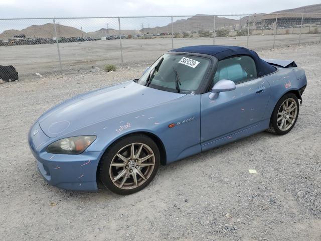 JHMAP21435S007127 - 2005 HONDA S2000 BLUE photo 1