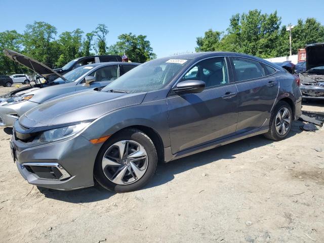 2HGFC2F67MH540490 - 2021 HONDA CIVIC LX GRAY photo 1