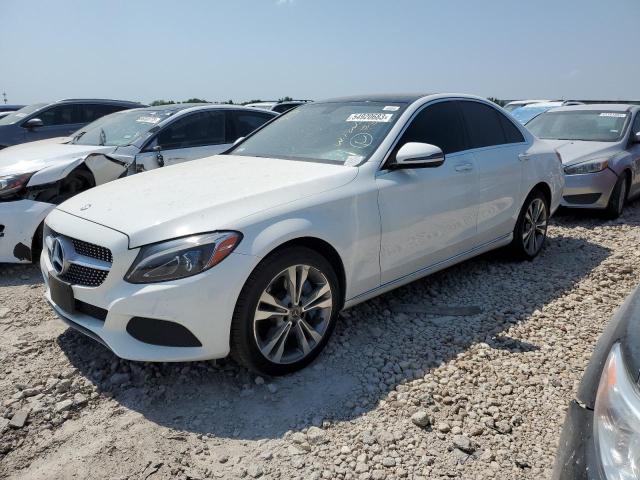 55SWF4HBXHU217346 - 2017 MERCEDES-BENZ C 350E WHITE photo 1