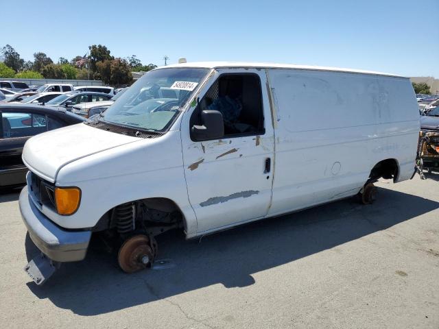 1FTNE24W24HB43184 - 2004 FORD ECONOLINE E250 VAN WHITE photo 1