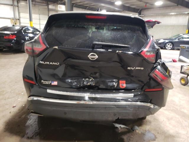 5N1AZ2MS9KN109012 - 2019 NISSAN MURANO S BLACK photo 6