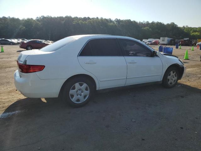 3HGCM56475G712521 - 2005 HONDA ACCORD LX WHITE photo 3