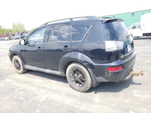 JA4JT3AX0BU609376 - 2011 MITSUBISHI OUTLANDER SE BLACK photo 2