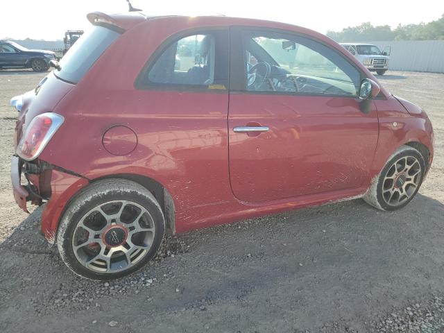 3C3CFFBR7CT228227 - 2012 FIAT 500 SPORT RED photo 3