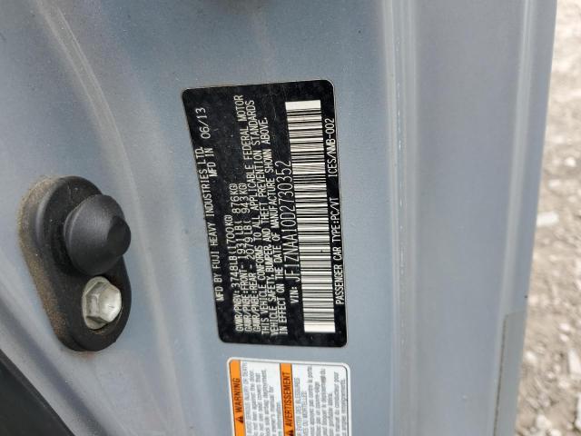 JF1ZNAA10D2730352 - 2013 TOYOTA SCION FR-S SILVER photo 12