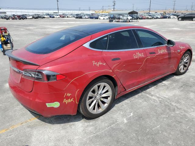 5YJSA1E20GF144066 - 2016 TESLA MODEL S RED photo 3