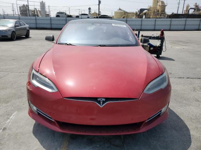 5YJSA1E20GF144066 - 2016 TESLA MODEL S RED photo 5