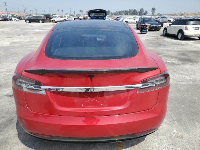 5YJSA1E20GF144066 - 2016 TESLA MODEL S 红色 照片 6