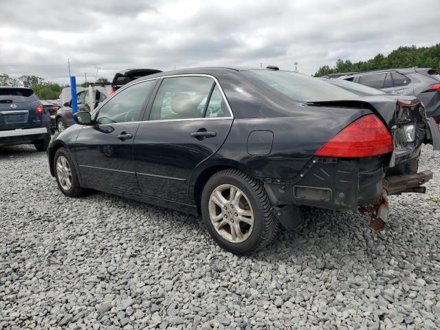1HGCM56897A079380 - 2007 HONDA ACCORD EX Schwarz Foto 2