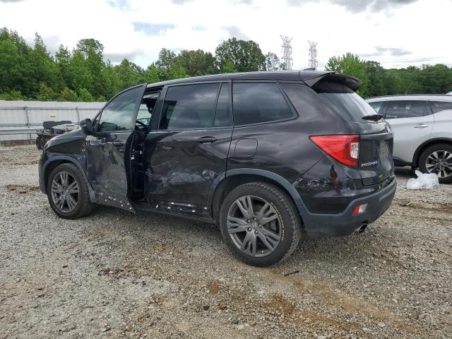 5FNYF7H56KB007436 - 2019 HONDA PASSPORT EXL أسود صورة 2
