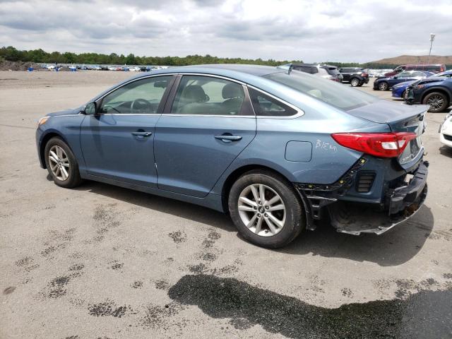 5NPE24AF2FH041364 - 2015 HYUNDAI SONATA SE BLUE photo 2