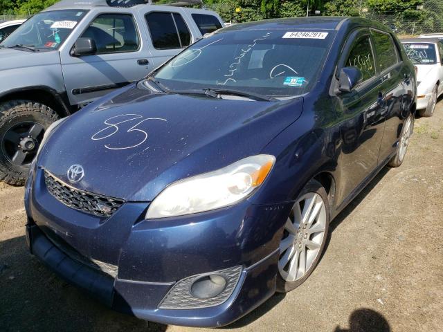 2T1GE40E29C005707 - 2009 TOYOTA MATRIX XRS BLUE photo 2