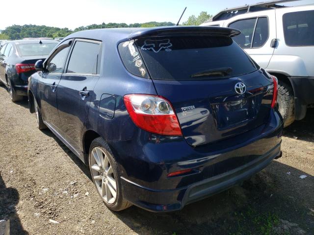 2T1GE40E29C005707 - 2009 TOYOTA MATRIX XRS BLUE photo 3