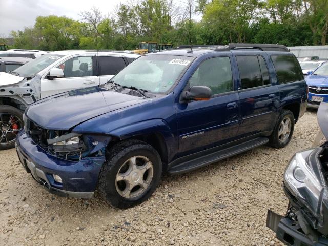 1GNET16P746131802 - 2004 CHEVROLET TRAILBLAZE EXT LS BLUE photo 1