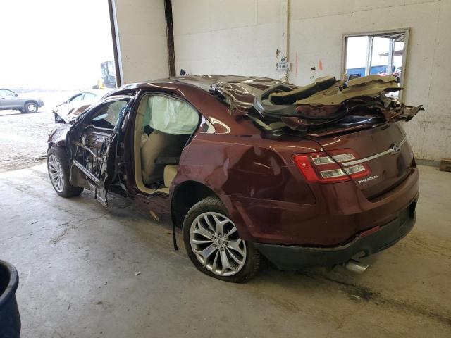 1FAHP2F82FG162516 - 2015 FORD TAURUS LIMITED BURGUNDY photo 2