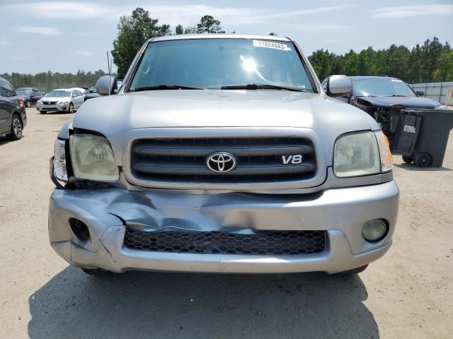 5TDZT34A44S223454 - 2004 TOYOTA SEQUOIA SR5 SILVER photo 5