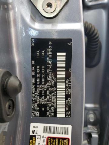 5TDGZRBH1LS047325 - 2020 TOYOTA HIGHLANDER XLE BLUE photo 13