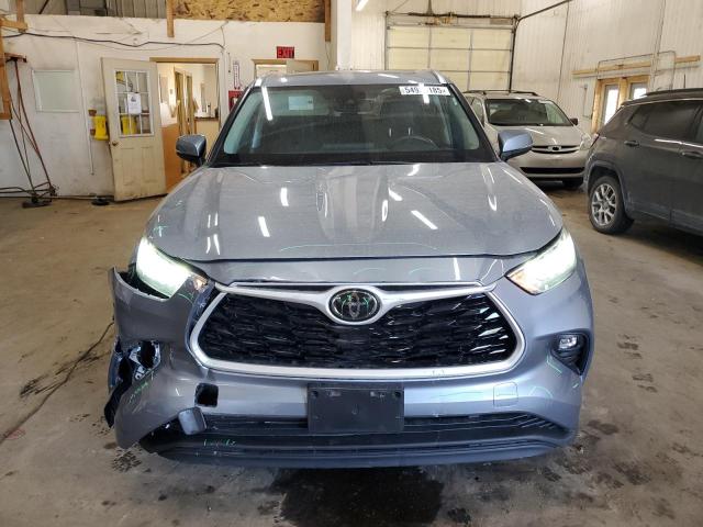 5TDGZRBH1LS047325 - 2020 TOYOTA HIGHLANDER XLE BLUE photo 5