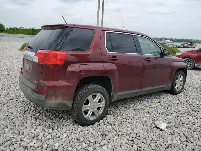 2GKFLSEK1G6207753 - 2016 GMC TERRAIN SLE BURGUNDY photo 3