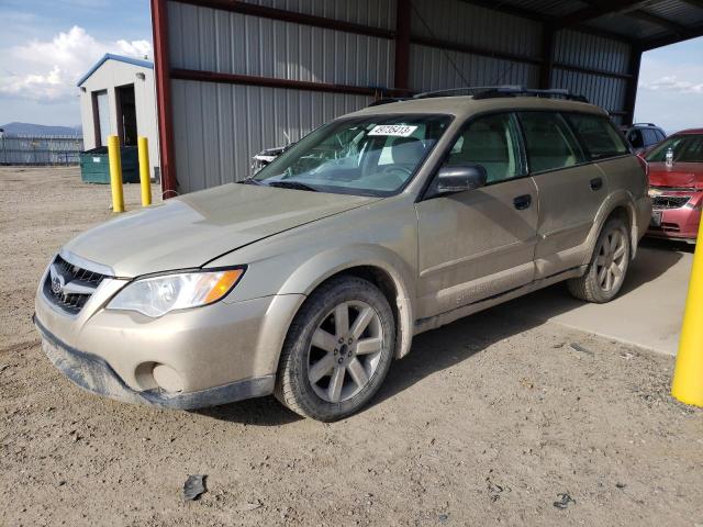 4S4BP61C487304074 - 2008 SUBARU OUTBACK 2.5I BEIGE photo 1