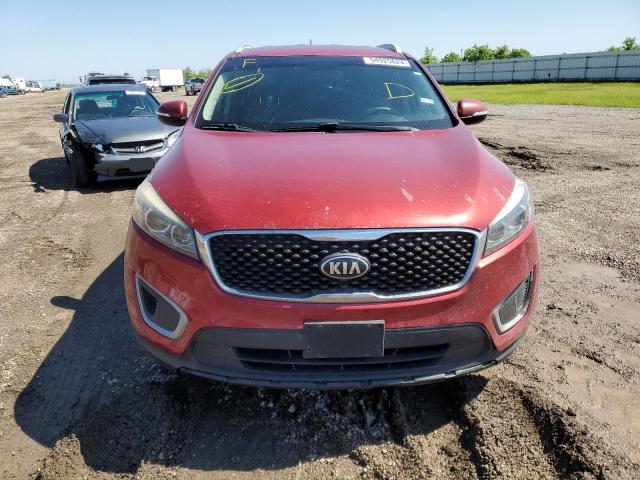 5XYPG4A58HG210573 - 2017 KIA SORENTO LX RED photo 5