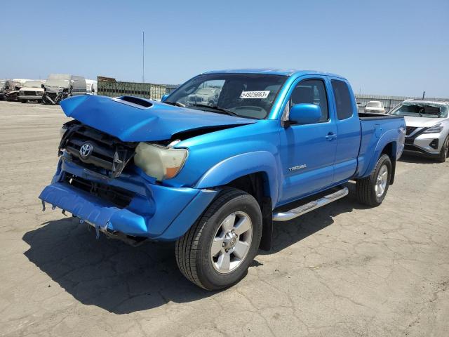 5TETU62N97Z388496 - 2007 TOYOTA TACOMA PRERUNNER ACCESS CAB BLUE photo 1