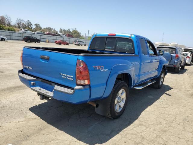 5TETU62N97Z388496 - 2007 TOYOTA TACOMA PRERUNNER ACCESS CAB BLUE photo 3