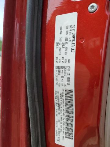 2A8HR54PX8R767605 - 2008 CHRYSLER TOWN & COU TOURING 勃艮第红 照片 13