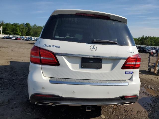 4JGDF7DE9KB211859 - 2019 MERCEDES-BENZ GLS 550 4MATIC WHITE photo 6