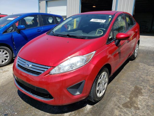 3FADP4BJ1CM153150 - 2012 FORD FIESTA SE RED photo 2