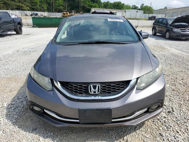 19XFB2F5XFE057518 - 2015 HONDA CIVIC LX GRAY photo 5