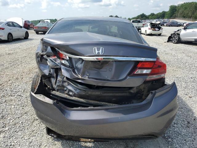 19XFB2F5XFE057518 - 2015 HONDA CIVIC LX GRAY photo 6