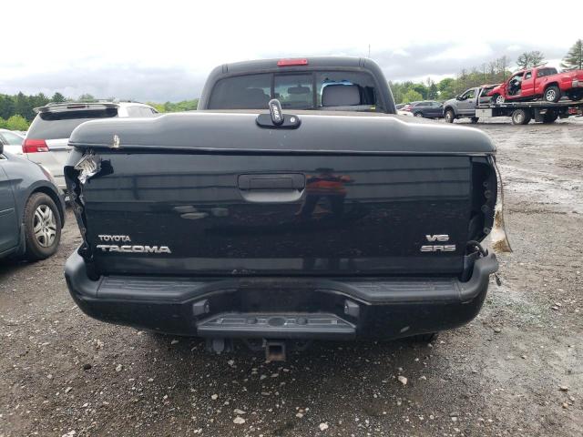 5TEMU52N08Z542822 - 2008 TOYOTA TACOMA DOUBLE CAB LONG BED BLACK photo 6