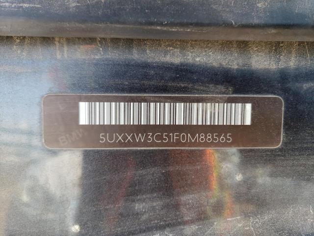 5UXXW3C51F0M88565 - 2015 BMW X4 XDRIVE28I BLACK photo 12