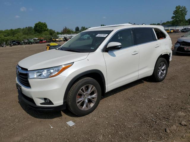 5TDJKRFH3ES060276 - 2014 TOYOTA HIGHLANDER XLE Ağ foto 1