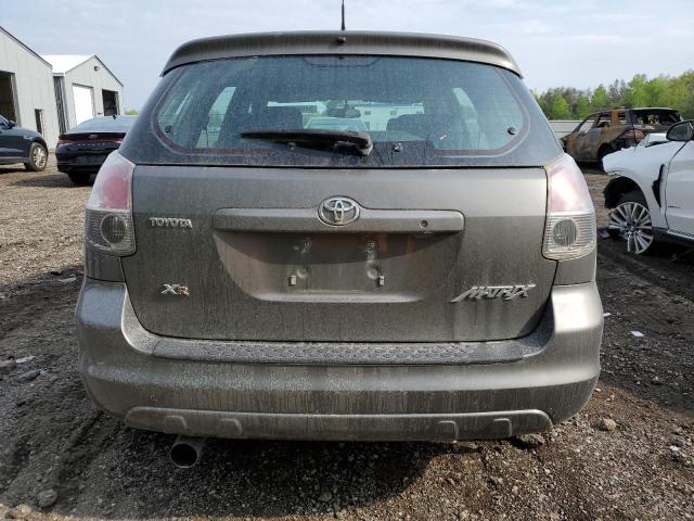 2T1KR32E28C696855 - 2008 TOYOTA COROLLA MA XR GRAY photo 6