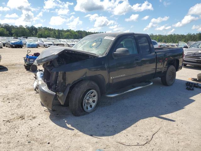 1GCEC19047Z584897 - 2007 CHEVROLET SILVERADO C1500 BLACK photo 1