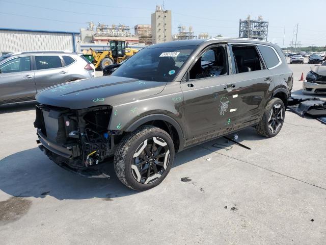 5XYP6DGC9PG341373 - 2023 KIA TELLURIDE S GREEN photo 1