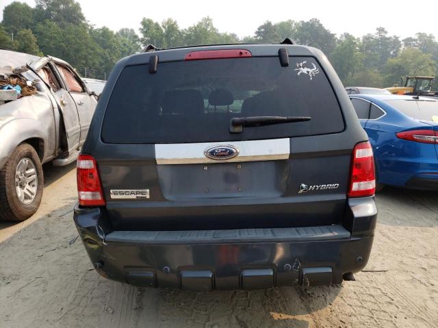 1FMCU59399KA03407 - 2009 FORD ESCAPE HYBRID GRAY photo 6