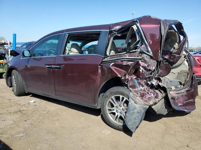 5FNRL5H66BB029835 - 2011 HONDA ODYSSEY EXL 栗色 照片 2