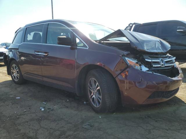 5FNRL5H66BB029835 - 2011 HONDA ODYSSEY EXL 栗色 照片 4